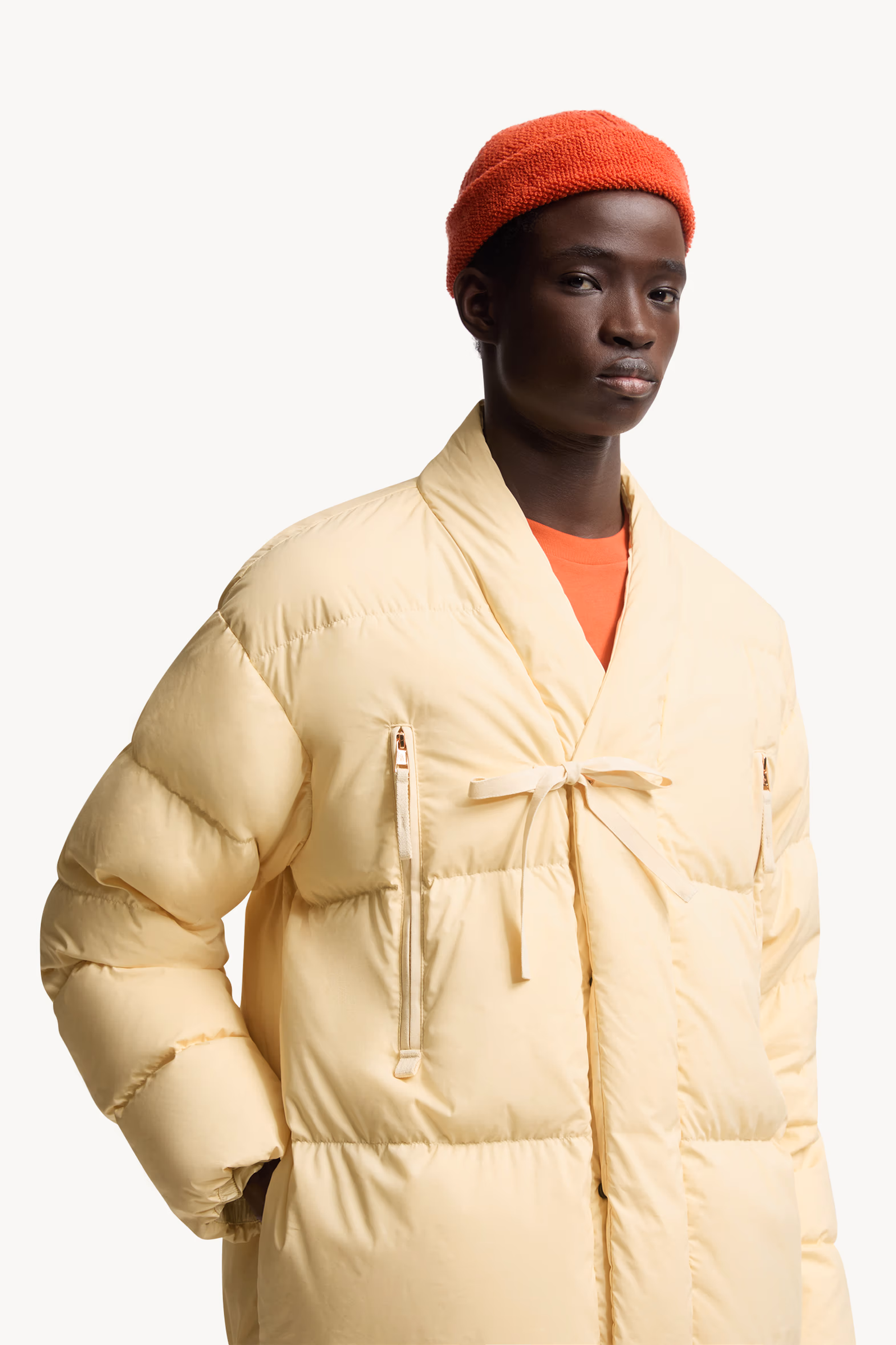 Doudoune courte Tangelo Moncler x Gilga Farm Designed by Donald Glover Mixte Ocre Jaune Moncler 8